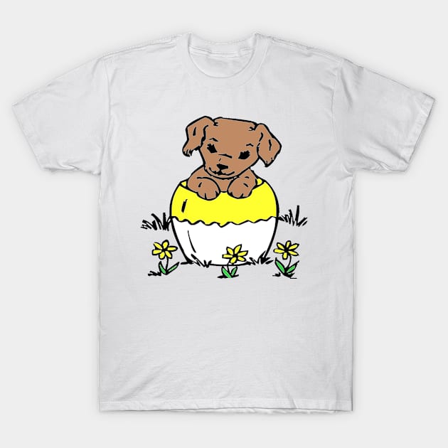 Loving Playful Dog T-Shirt by Koala's Fog Laboratory